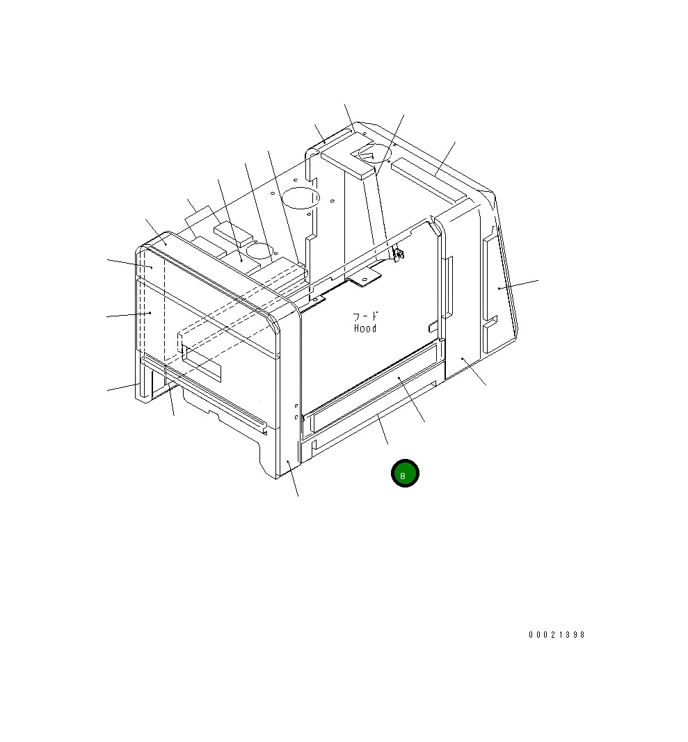 Лист 415-54-25660 Komatsu