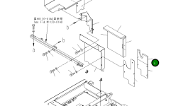 Лист 20Y-54-63240 Komatsu