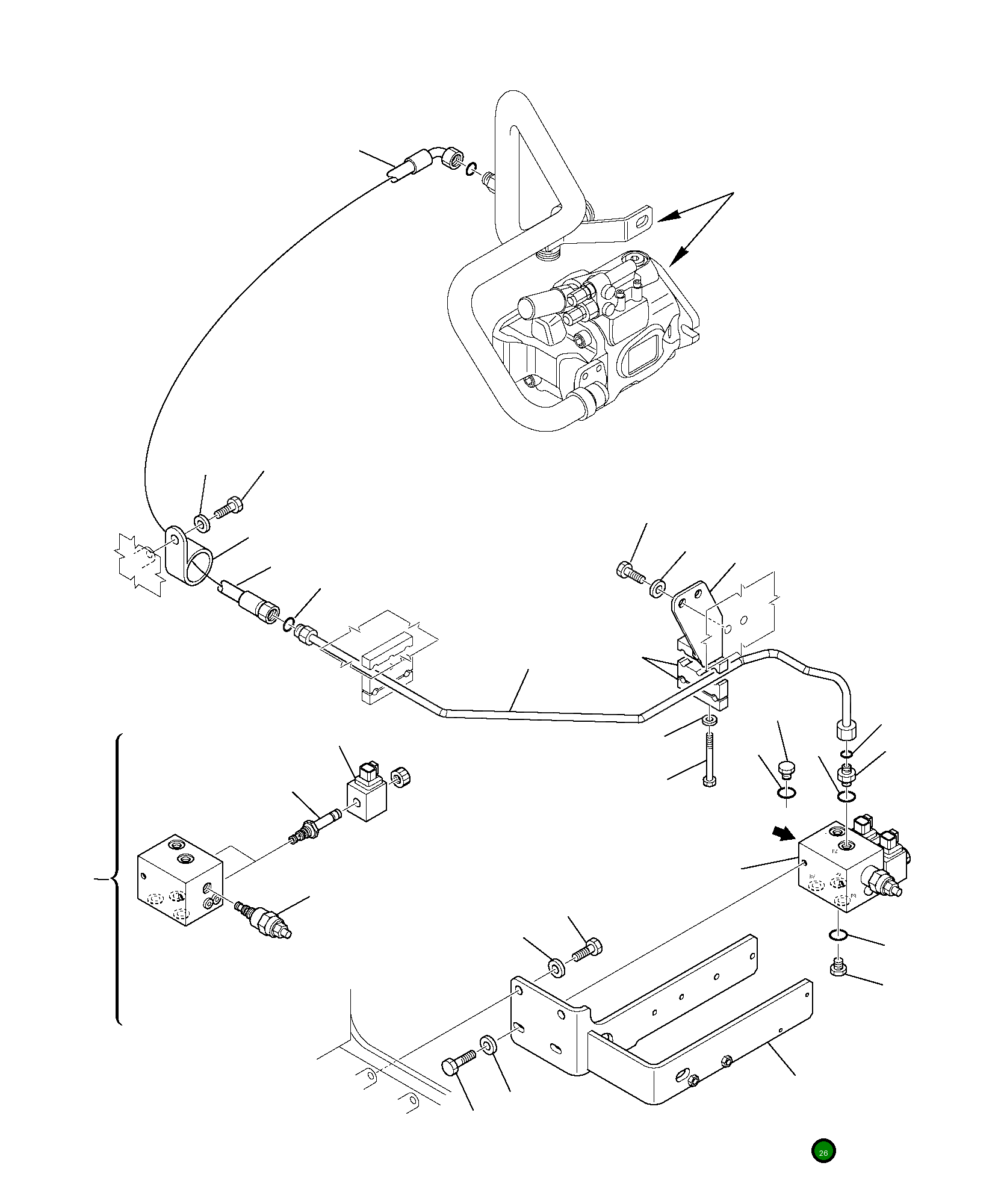 Кронштейн 395-720-1390 Komatsu