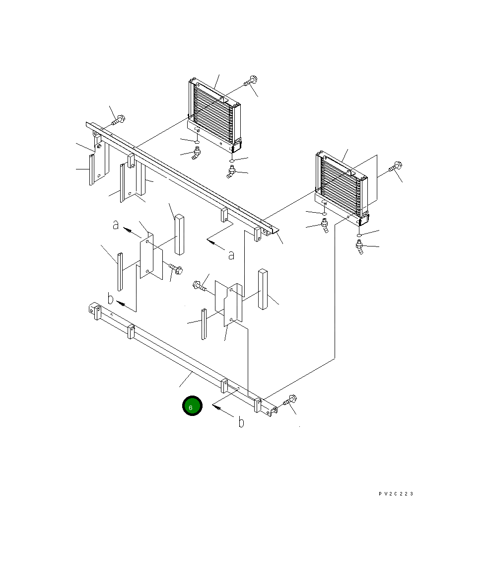 Кронштейн 425-S05-2281 Komatsu