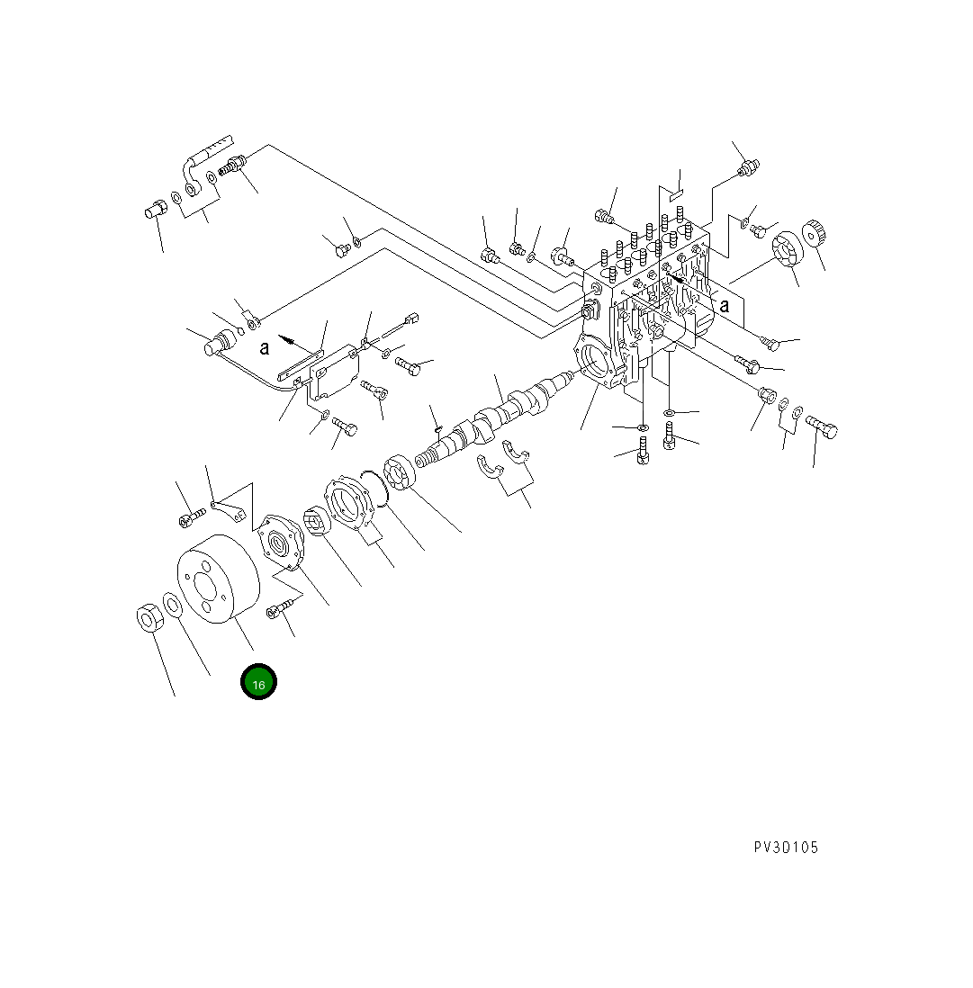 Маховик 6553-91-3191 Komatsu