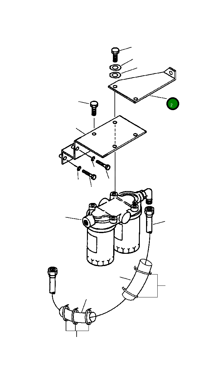 Кронштейн 6721-21-5780 Komatsu