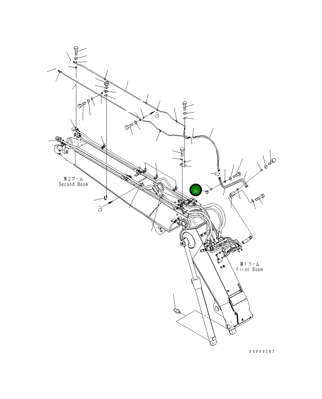 Кронштейн 22U-62-32860 Komatsu