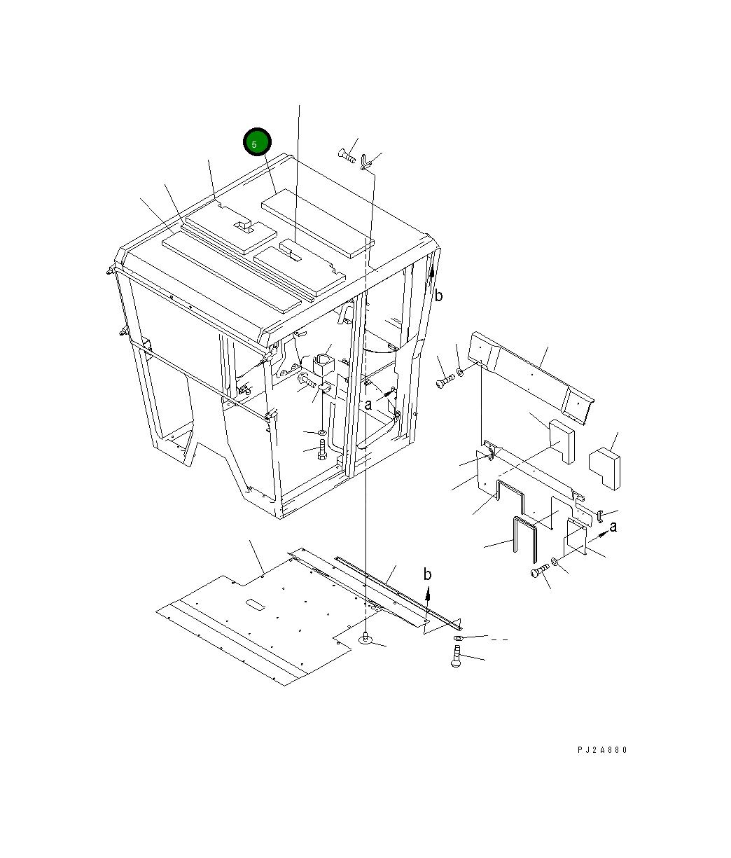 Лист 23B-952-1470 Komatsu