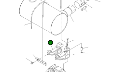 Кронштейн 673-81-15320 Komatsu