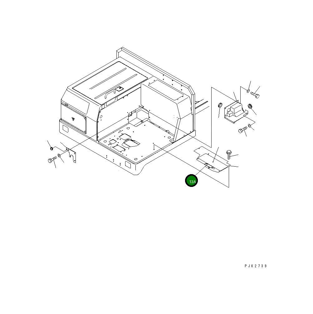 Лист 10S-54-21590 Komatsu