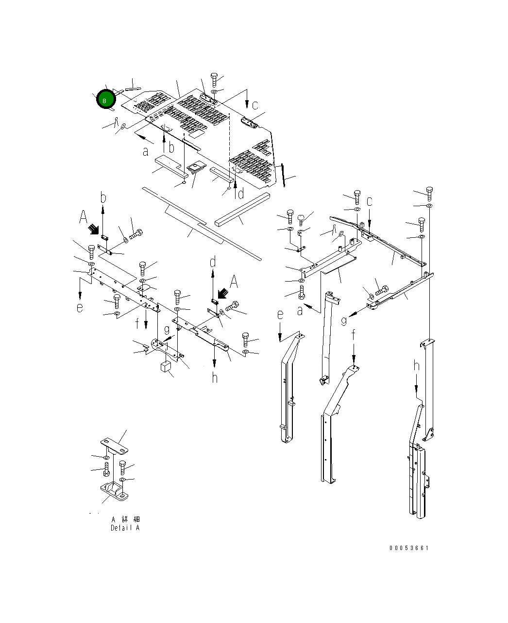 Лист 22U-54-27650 Komatsu