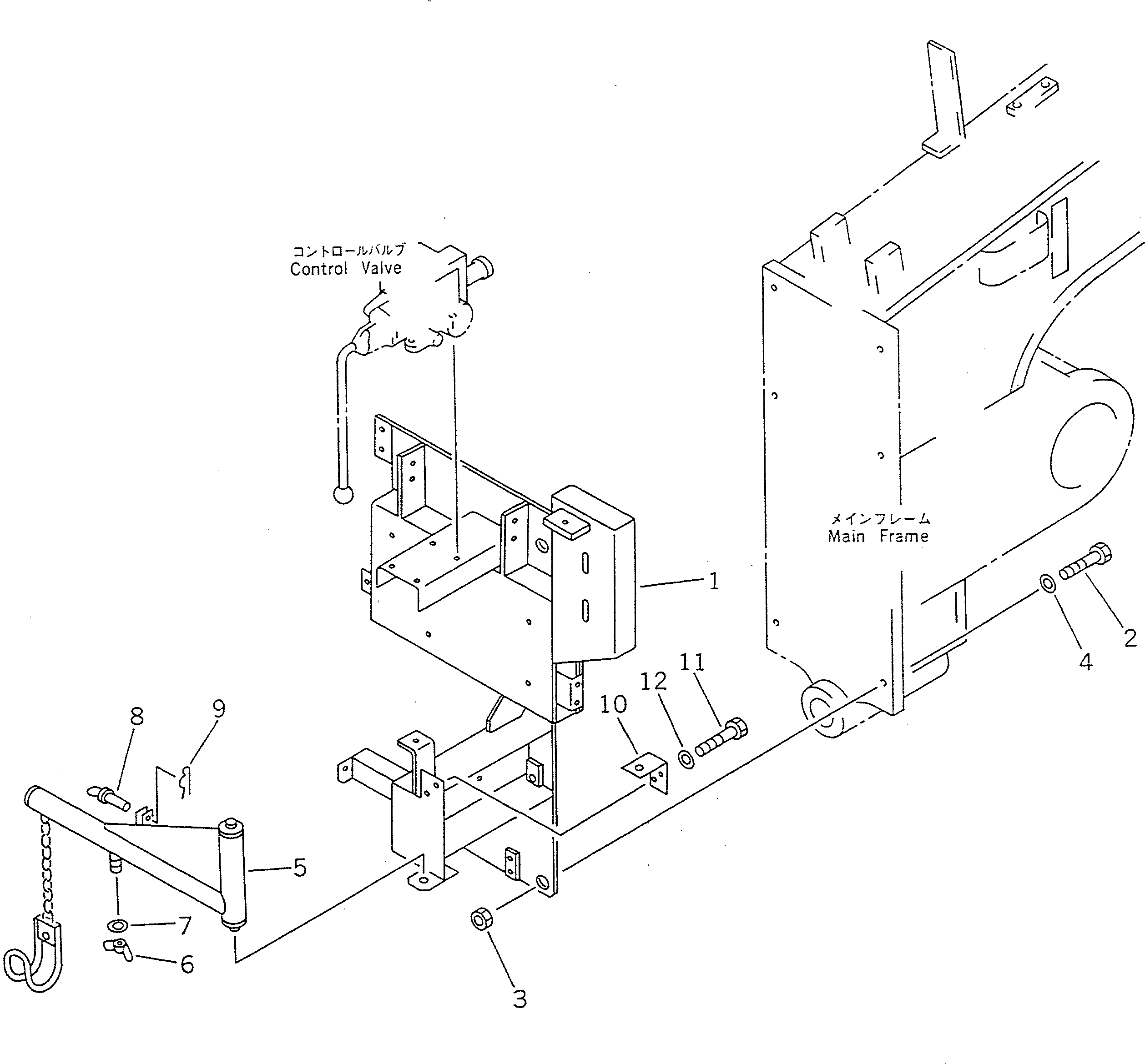 Основание 262-870-3311 Komatsu