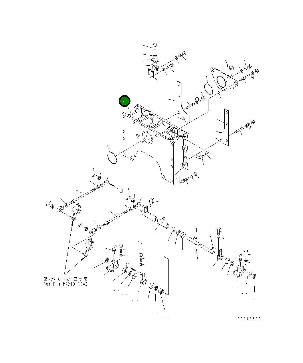 Палец 196-916-1120 Komatsu