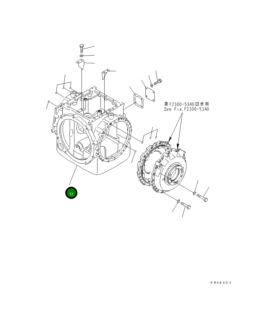 Корпус 14X-22-15113 Komatsu