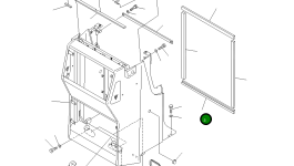 Лист 134-54-61370 Komatsu
