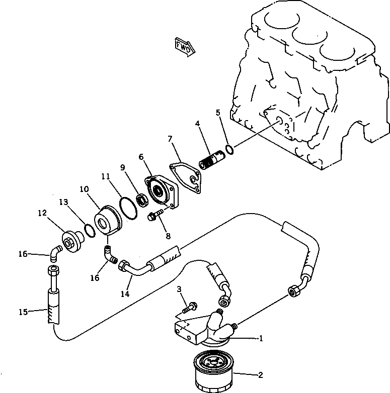 Шланг YM129137-39600 Komatsu
