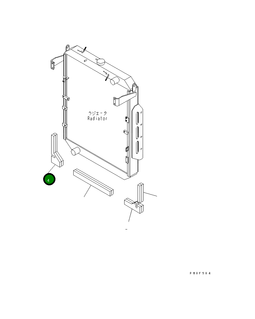 Лист 424-03-33141 Komatsu