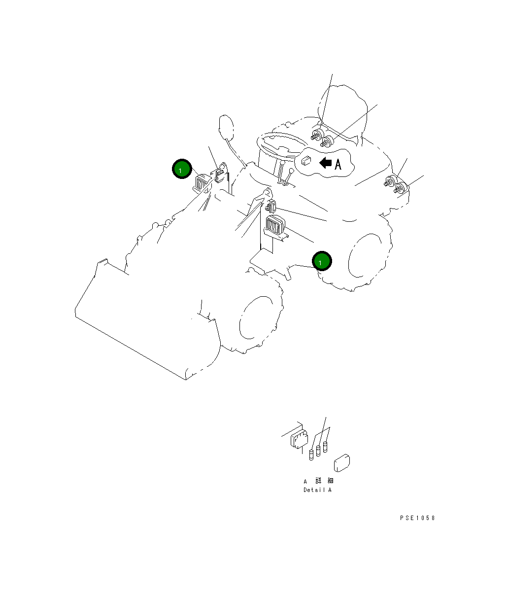 Лампа YM172516-17120 Komatsu