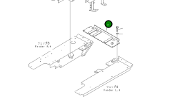 Кронштейн 104-54-41271 Komatsu