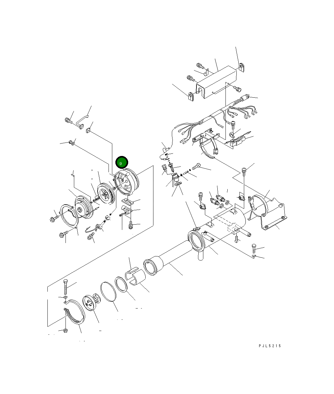 Корпус MK533 554 Komatsu