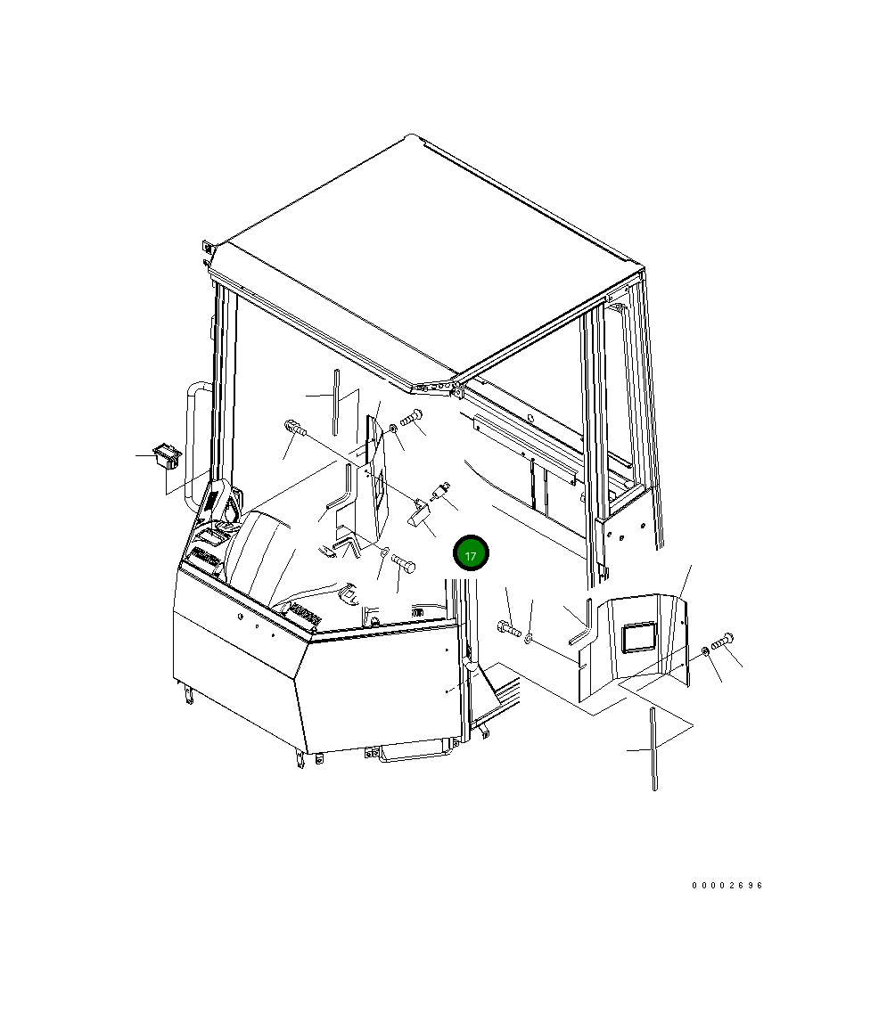 Кронштейн 424-926-3280 Komatsu