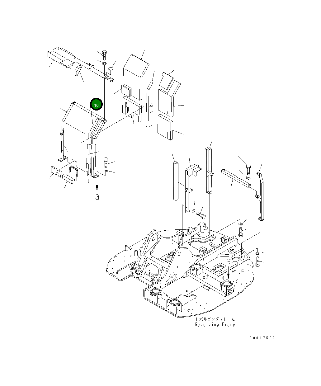 Лист 22B-54-16730 Komatsu