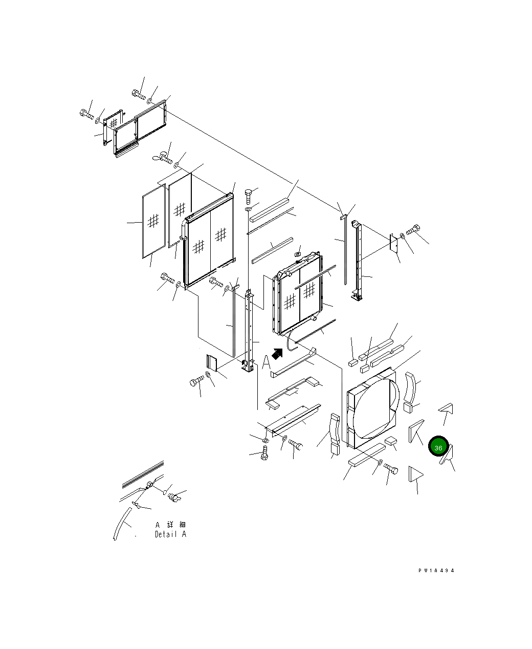Лист 21M-03-15420 Komatsu