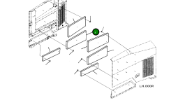 Лист 423-54-51640 Komatsu