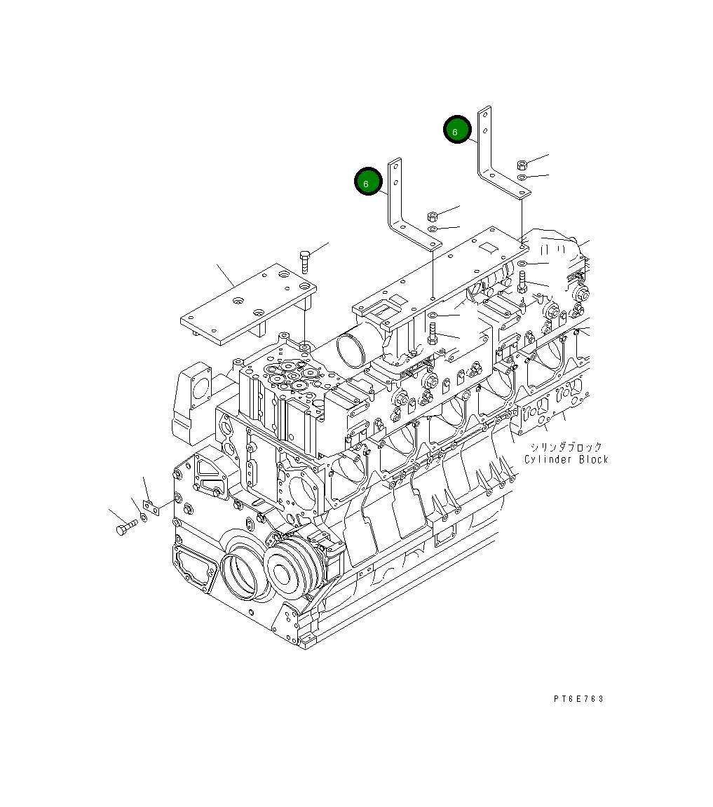 Кронштейн 6240-11-8730 Komatsu