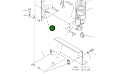 Кронштейн 207-70-65110 Komatsu