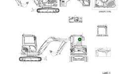 Наклейка K1028082 Komatsu