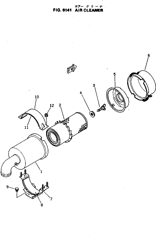 Корпус YM119840-12520 Komatsu