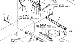 Кронштейн 175-54-33891 Komatsu