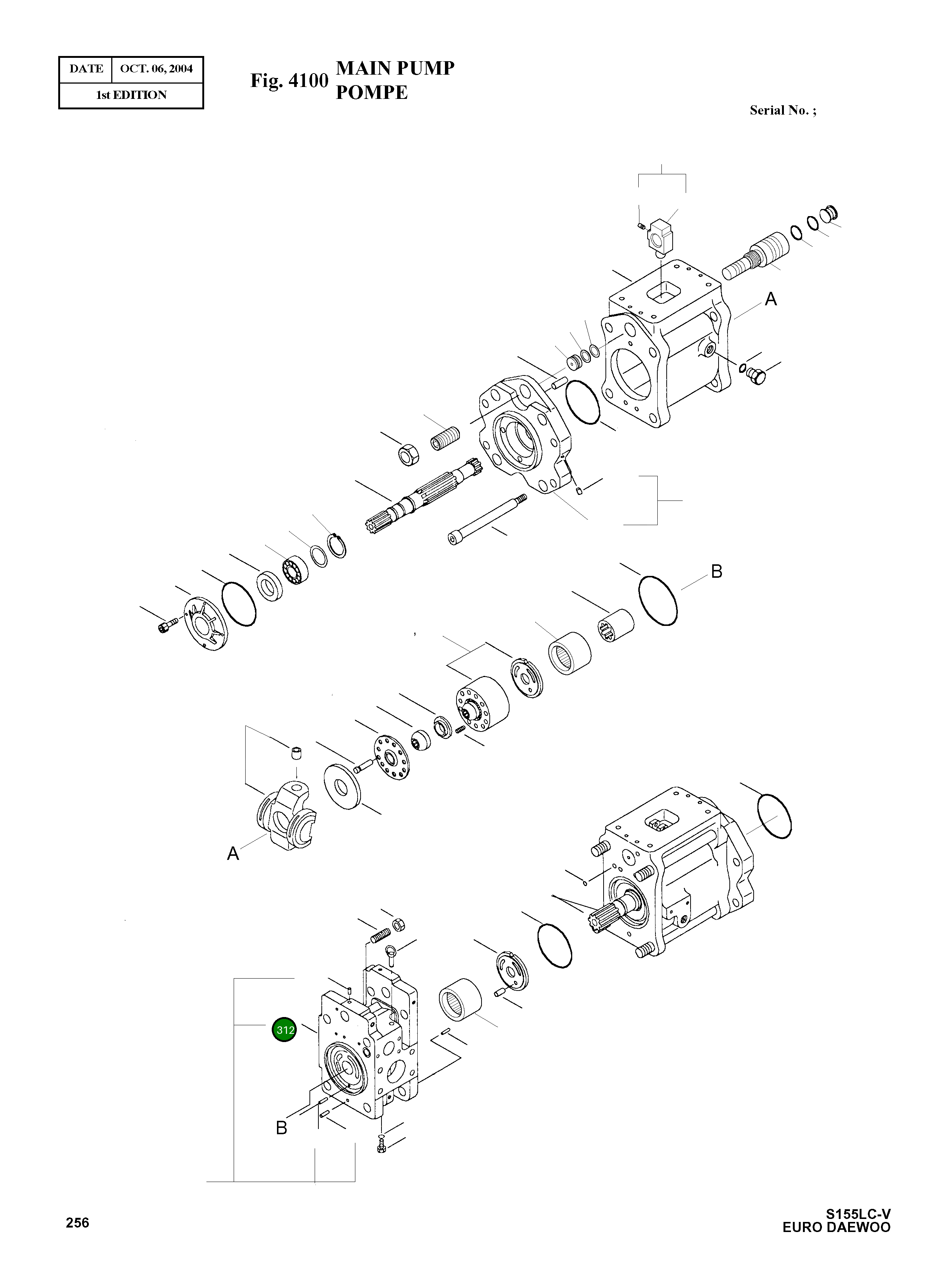 Клапанный блок 113429A Komatsu