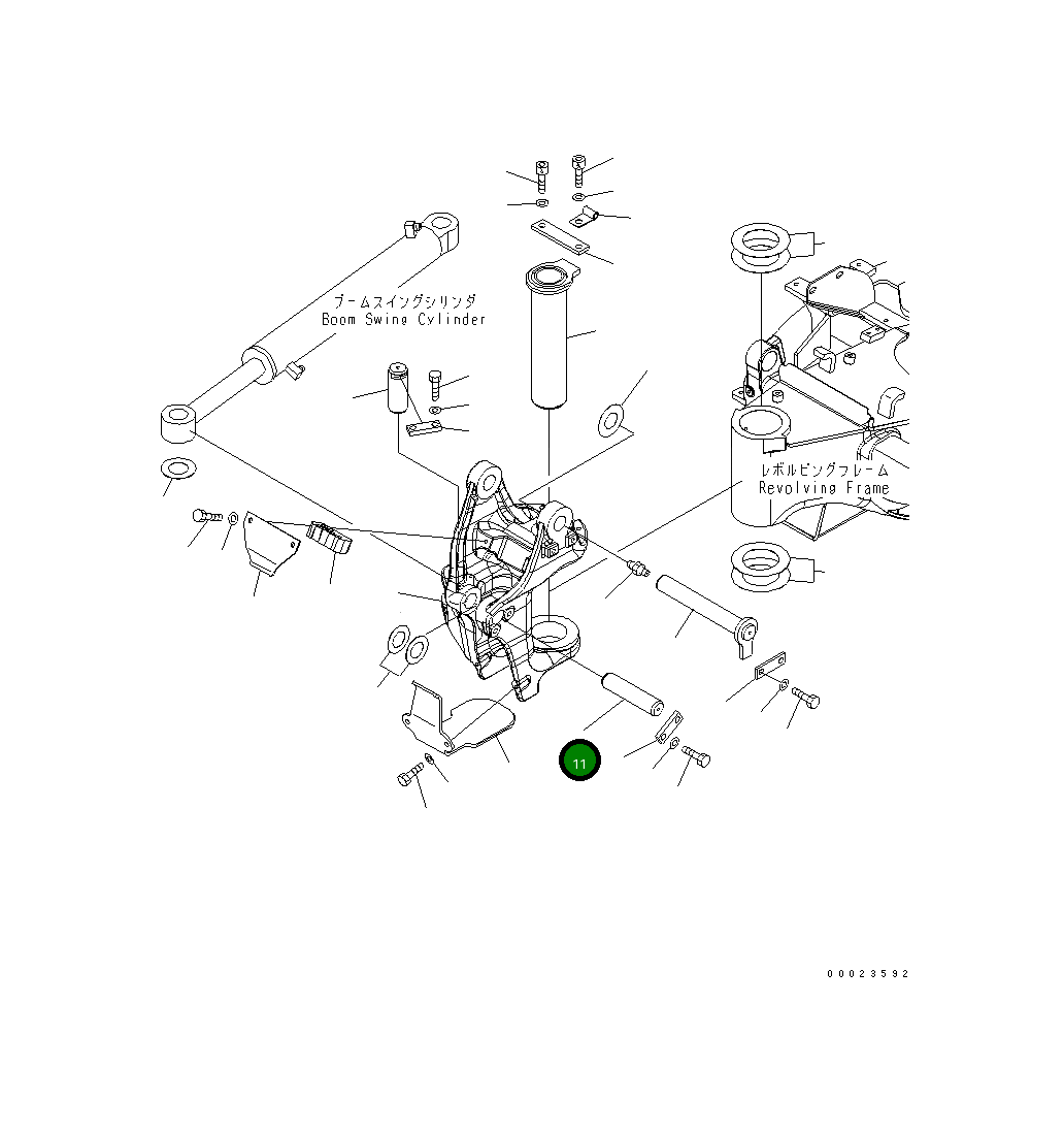 Палец 22K-70-21480 Komatsu
