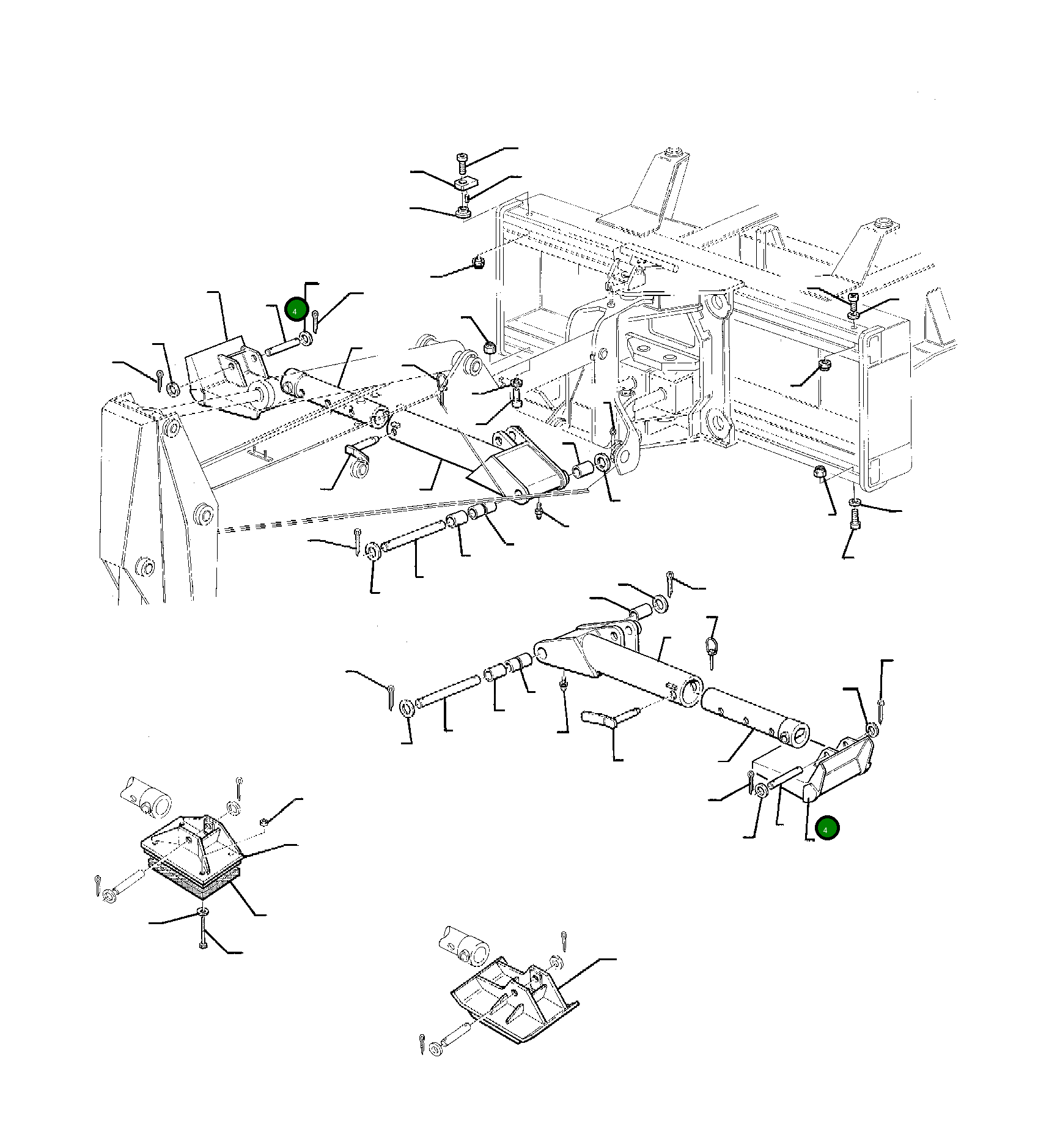 Палец 500323000 Komatsu
