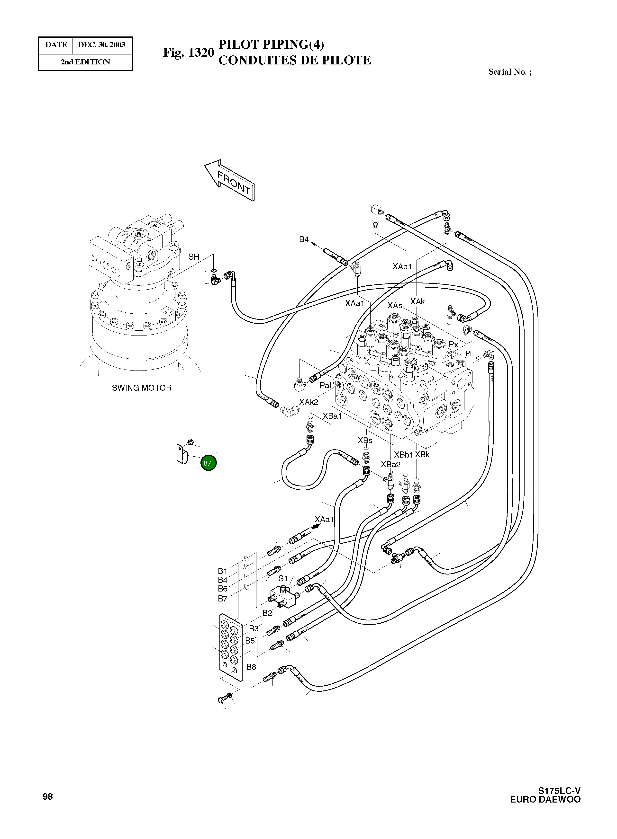 Клипса 124-00209D5 Komatsu