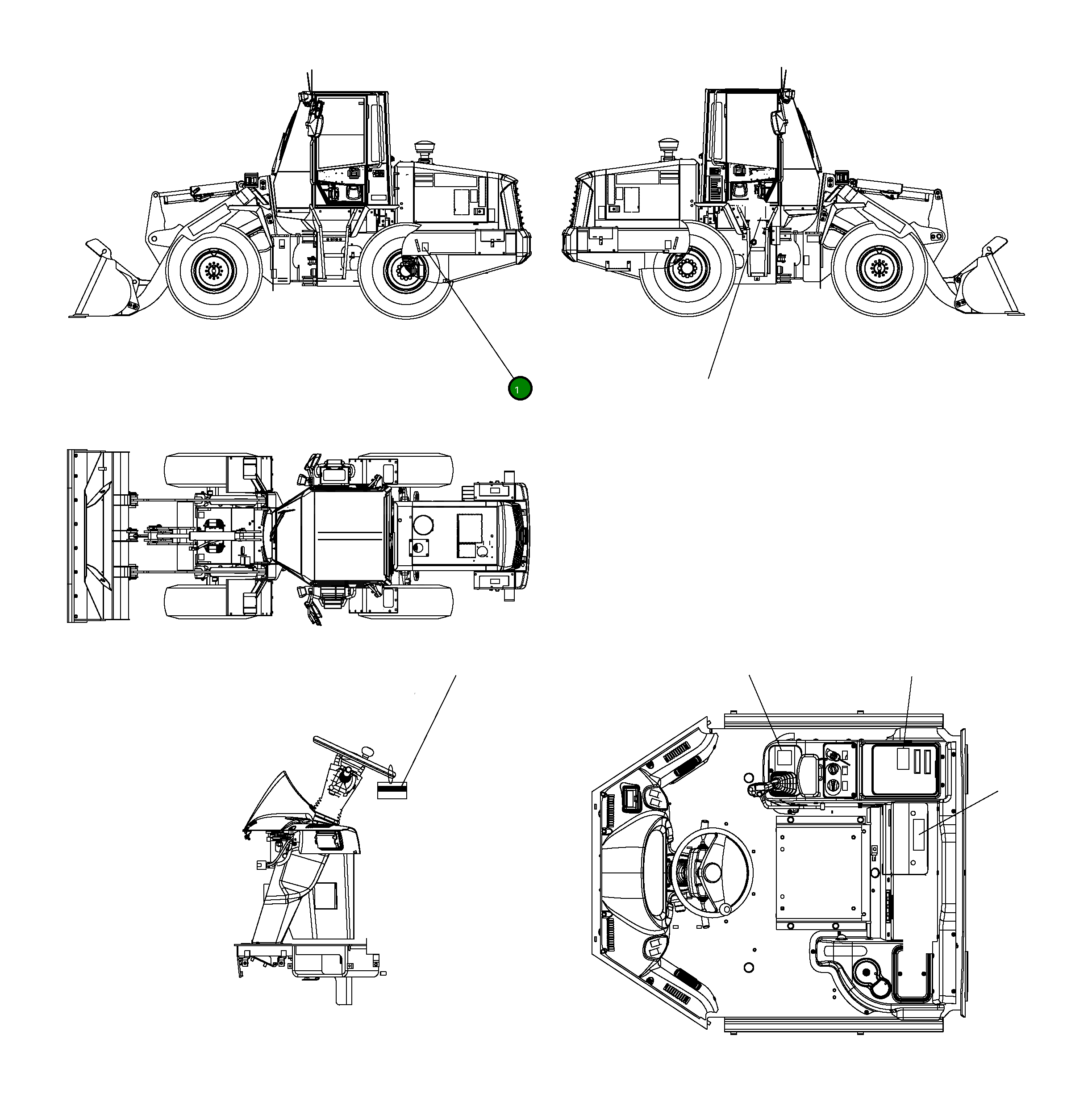 Наклейка 417-V05-H240 Komatsu