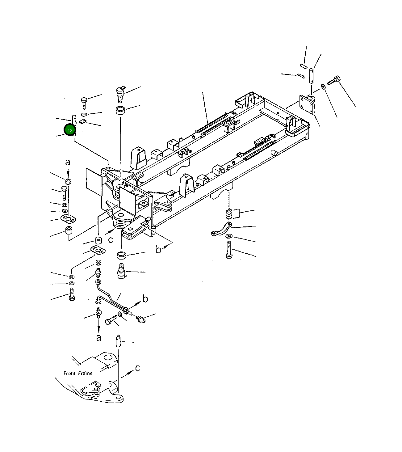 Палец 234-46-11390 Komatsu