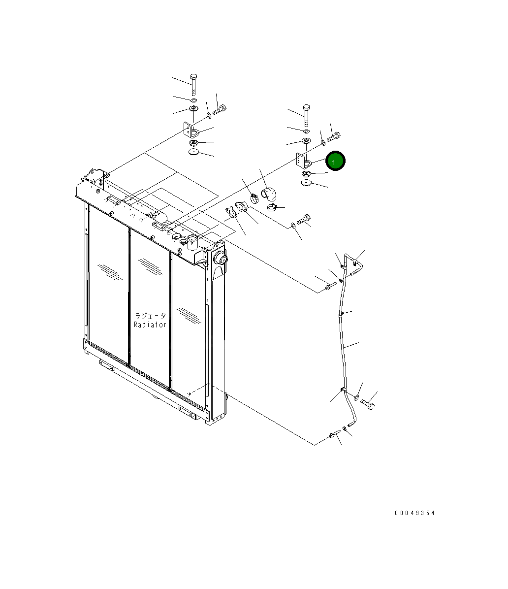 Кронштейн 195-03-63212 Komatsu