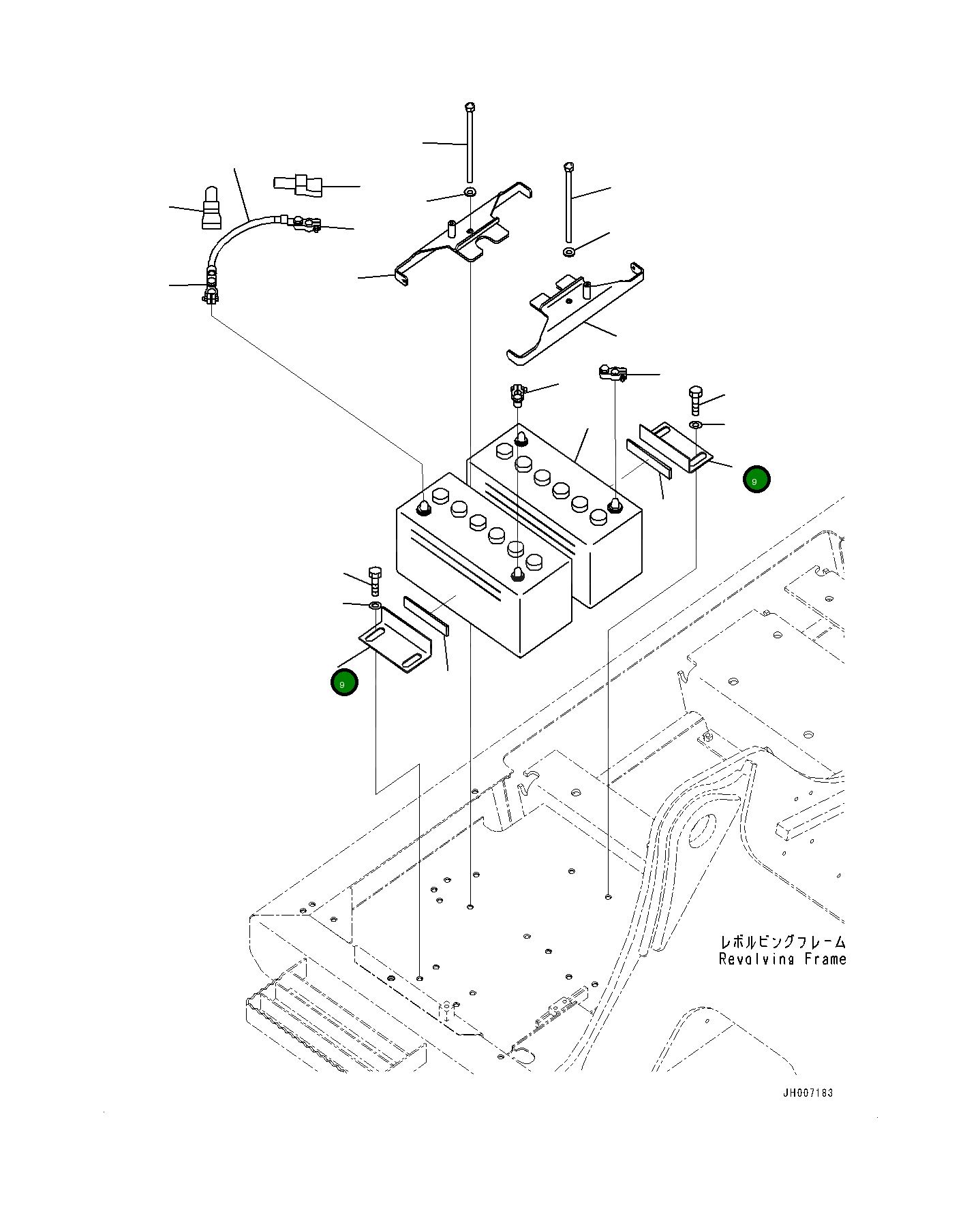 Кронштейн 2070661461 Komatsu