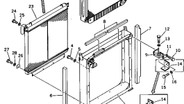Кронштейн 205-03-71291 Komatsu