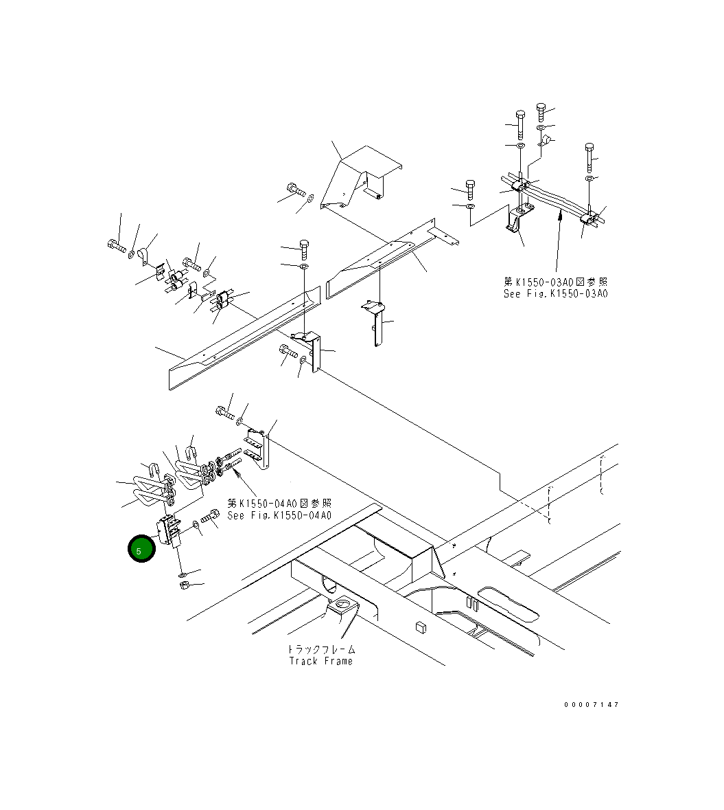Кронштейн 8296-62-1250 Komatsu