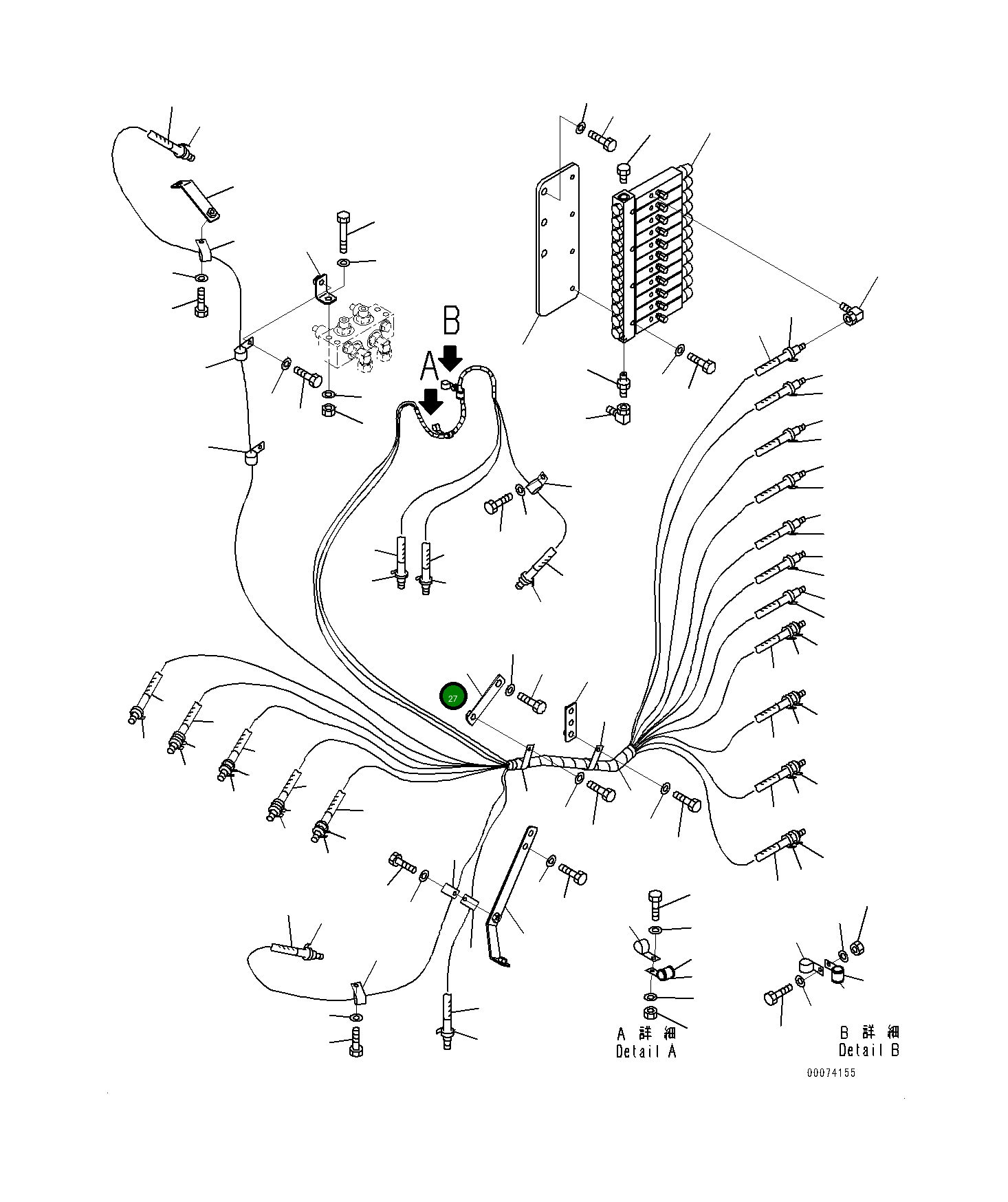 Кронштейн 561-95-83280 Komatsu