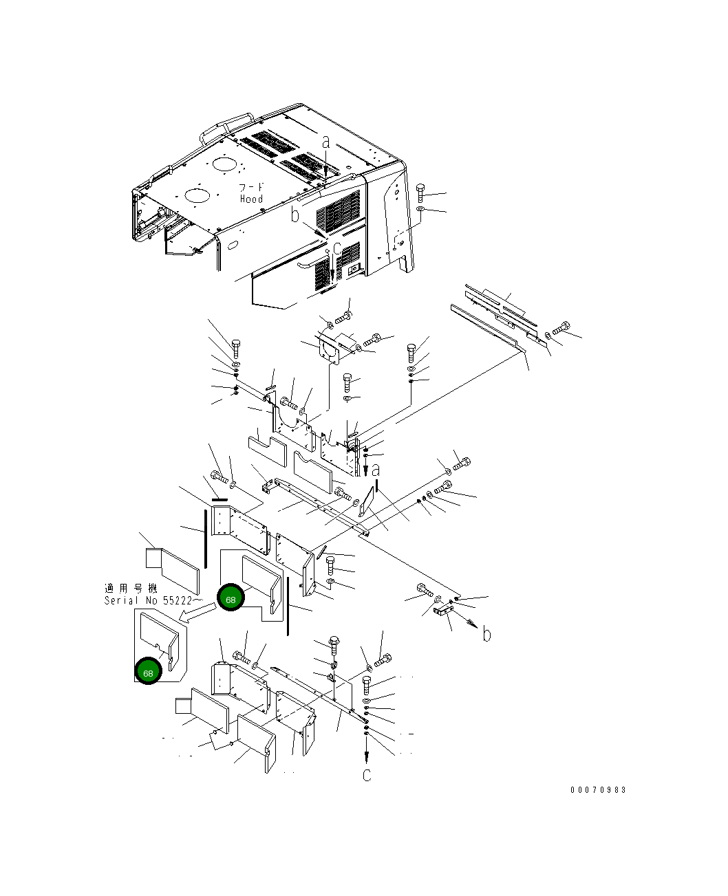 Лист 425-Z90-3221 Komatsu