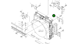 Кронштейн 569-03-88681 Komatsu