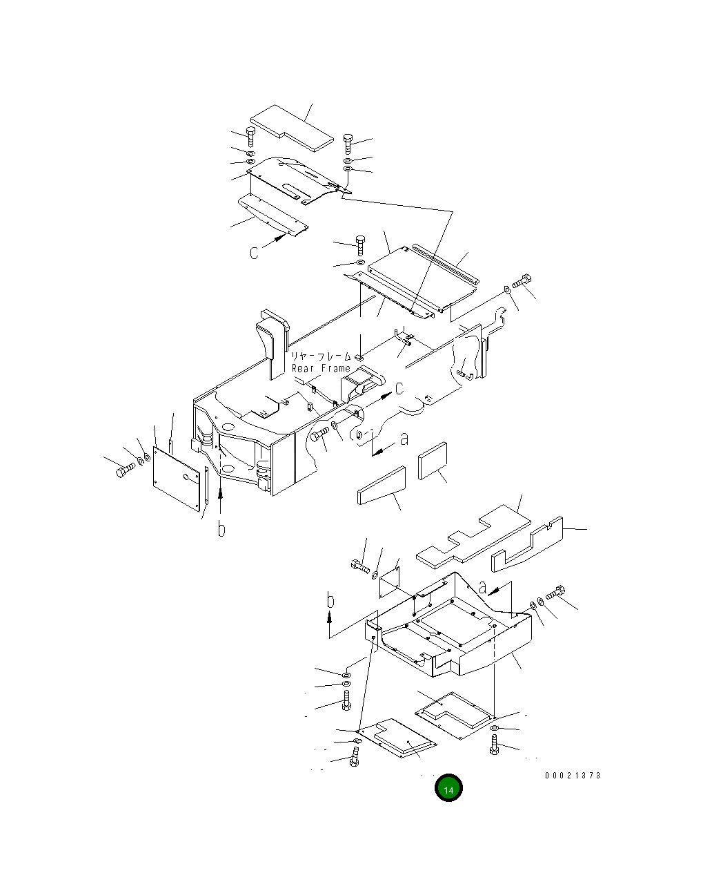 Лист 415-54-24791 Komatsu