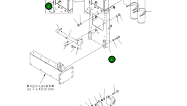 Кронштейн 56D-43-27550 Komatsu