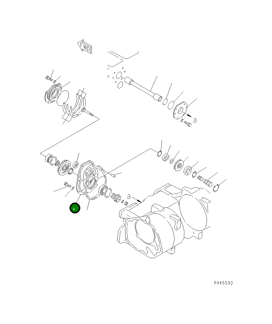 Корпус 101-Z61-2150 Komatsu