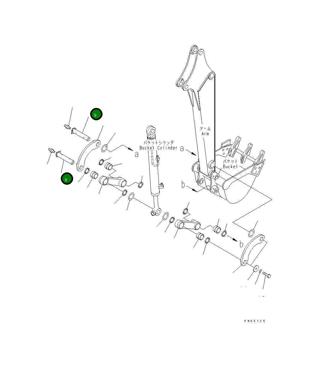 Палец 22J-70-16552 Komatsu
