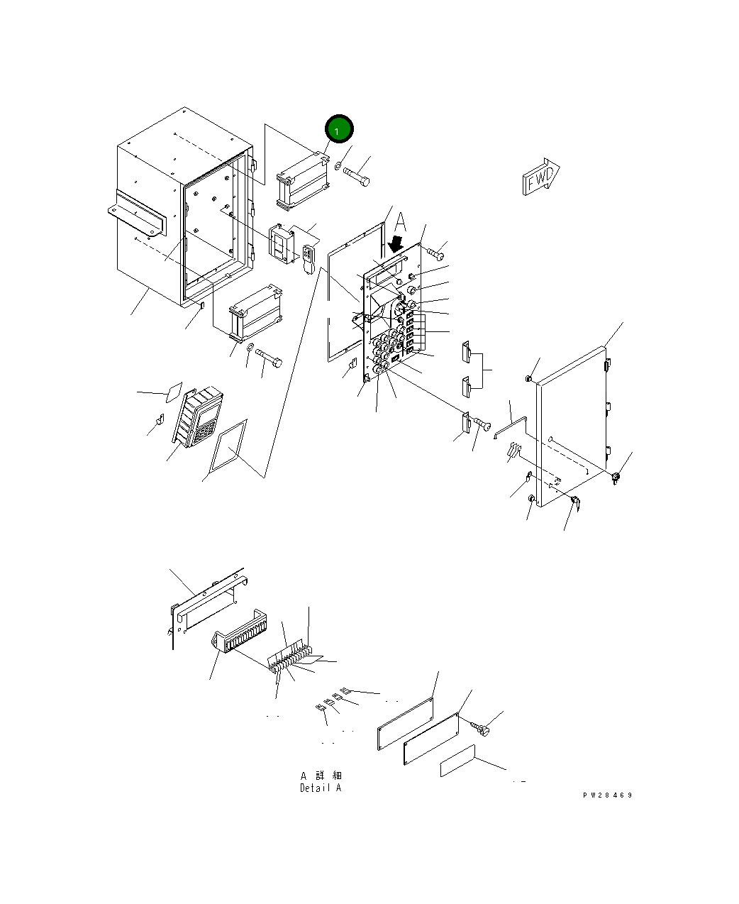 Контроллер 7838-14-3001 Komatsu
