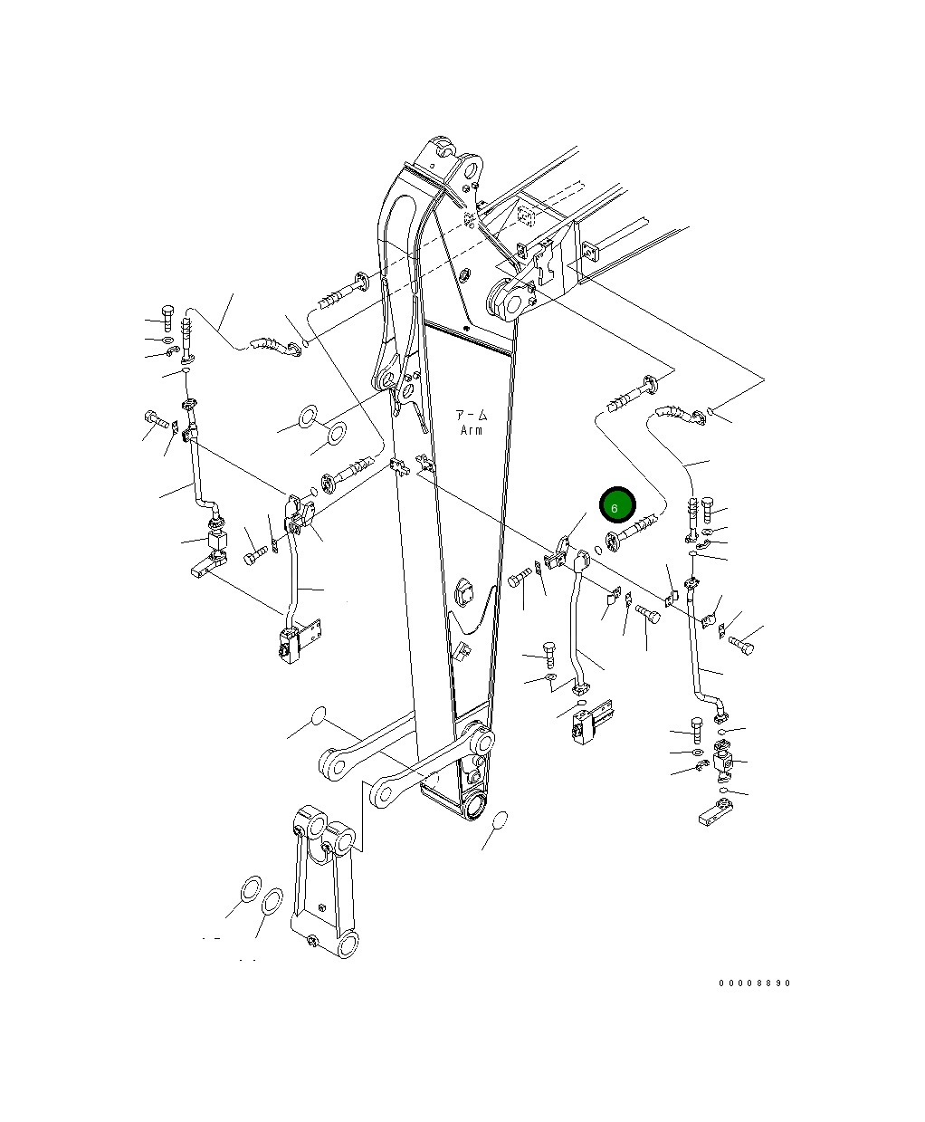 Кронштейн 206-970-7240NK Komatsu