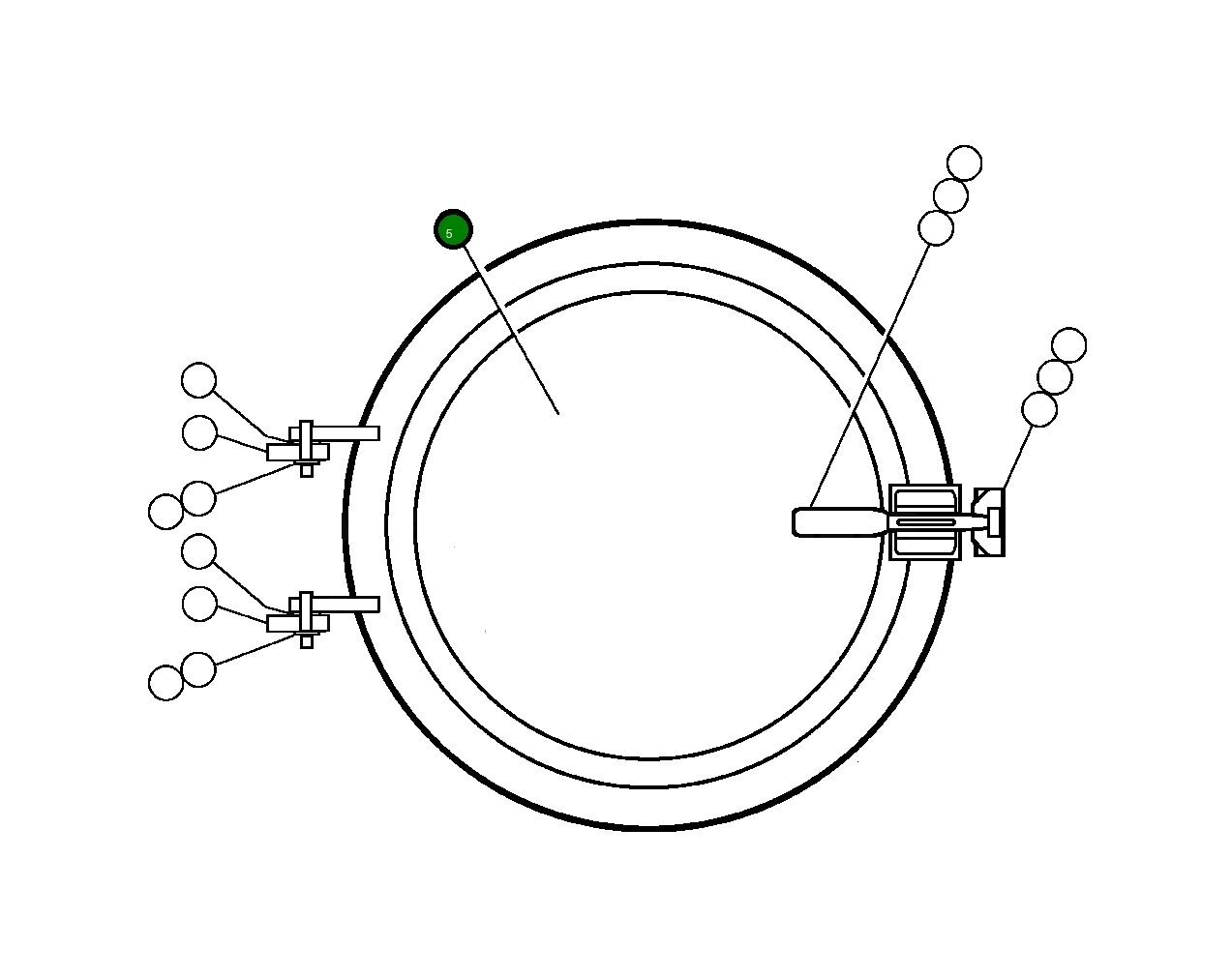 Люк TY2728 Komatsu