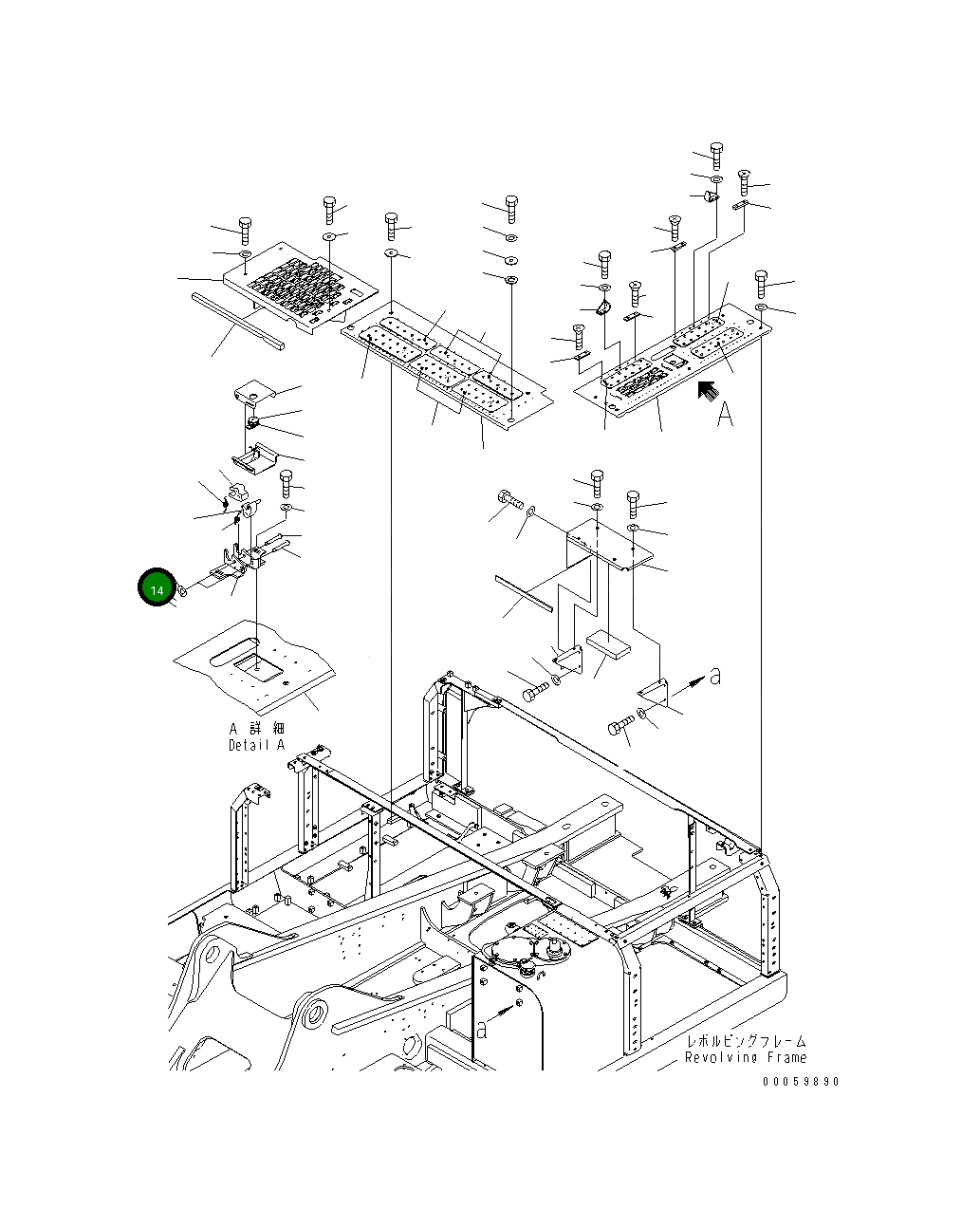 Палец 04050-13020 Komatsu